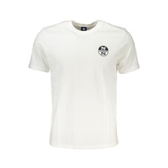 North Sails Bianco Baumwoll-Herren-T-Shirt