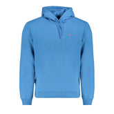 Napapijri Blue Cotton Men Sweatshirt