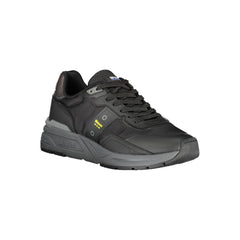 Blauer Black Polyurethan Herren Sneaker