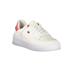 Tommy Hilfiger Bianco Damen Sneaker aus Polyurethan