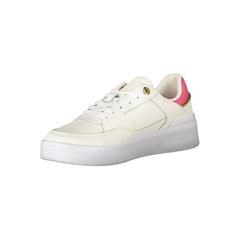 Tommy Hilfiger Bianco Damen Sneaker aus Polyurethan