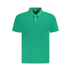 Pepe Jeans Verde Baumwolle Herren Polohemd