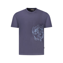 Napapijri Blue Cotton Men T-Shirt