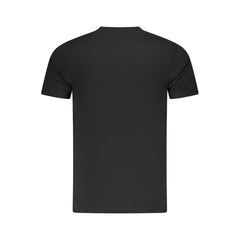 Cavalli Class Black Cotton Men T-Shirt