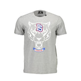 Plein Sport Brown Cotton Men T-Shirt