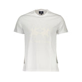 La Martina White Cotton Men T-Shirt
