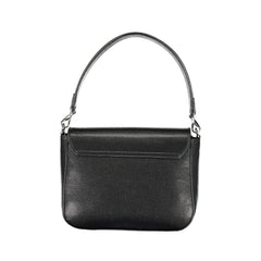 Mario Valentino Black Polyurethane Women Handbag