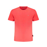 Napapijri Red Organic Cotton Men T-Shirt