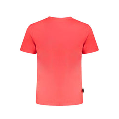 Napapijri Red Organic Cotton Men T-Shirt