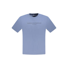 North Sails Blaues Baumwoll-T-Shirt für Herren