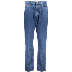 Calvin Klein Blaue Baumwoll-Damenjeans