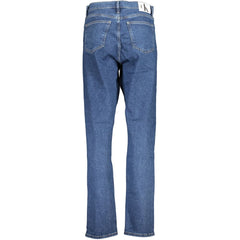 Calvin Klein Blaue Baumwoll-Damenjeans