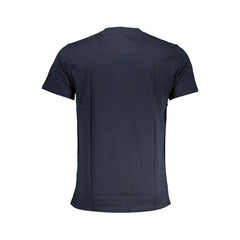 Cavalli Class Blaues Baumwoll-Herren-T-Shirt