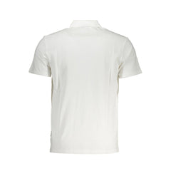 Napapijri Bianco Cotton Men Polo Shirt