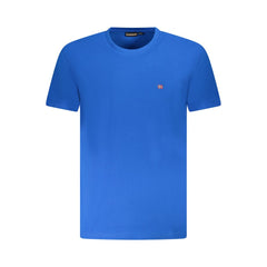 Napapijri Blue Cotton Men T-Shirt