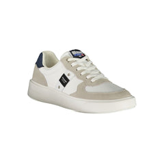 Blauer Bianco Polyurethan Herren-Sneaker