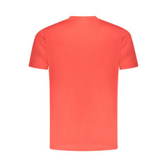 Cavalli Class Rosso Cotton Men T-Shirt