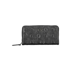 Calvin Klein Nero Polyurethan Damen Portemonnaie