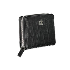 Calvin Klein Nero Polyurethan Damen Portemonnaie
