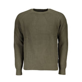 North Sails Green Cotton Men Sweater
