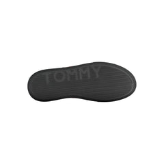 Tommy Hilfiger – Schwarze Leder-Sneaker für Herren
