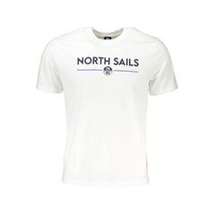 North Sails Bianco Baumwoll-Herren-T-Shirt