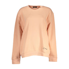 Cavalli Class Rosa Damen-Sweatshirt aus Polyester