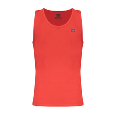 Norway 1963 Red Cotton Men Tank Top