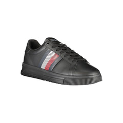 Tommy Hilfiger Schwarzer Polyurethan Herren Sneaker