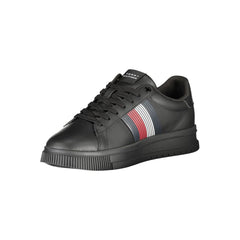 Tommy Hilfiger Schwarzer Polyurethan Herren Sneaker