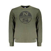 North Sails Green Cotton Men Sweater