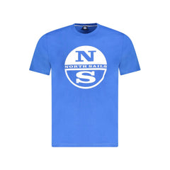 North Sails Blue Cotton Men's T-Shirt