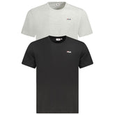 Fila Black Organic Cotton Men's T-Shirt