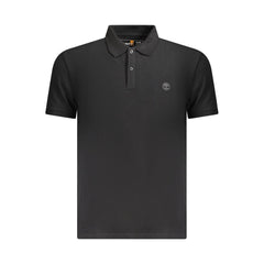 Timberland Poloshirt aus schwarzer Baumwolle für Herren