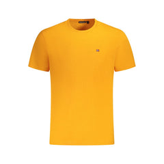 Napapijri Orange Baumwoll-Herren-T-Shirt