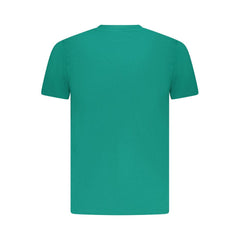 Cavalli Class Grünes Baumwoll-T-Shirt für Herren