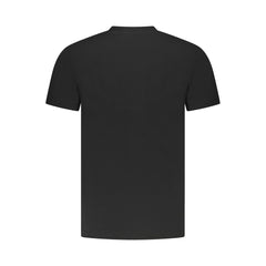 Cavalli Class Black Cotton Men T-Shirt