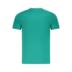 Cavalli Class Grünes Baumwoll-T-Shirt für Herren