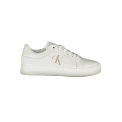 Calvin Klein Bianco Leder Damen Sneaker