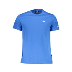 La Martina Blaues Baumwoll-Herren-T-Shirt