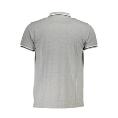 Cavalli Class Grigio Herren Polo aus Baumwolle