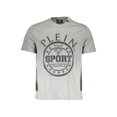 Plein Sport Grigio Baumwoll-Herren-T-Shirt