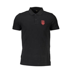 Cavalli Class Nero Baumwoll-Polo für Herren