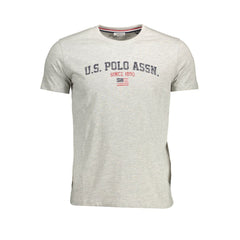 U.S. POLO ASSN. Gray Cotton Men's T-Shirt