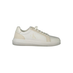 Calvin Klein Weißer Polyurethan Herren-Sneaker