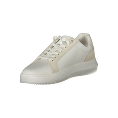 Calvin Klein Weißer Polyurethan Herren-Sneaker