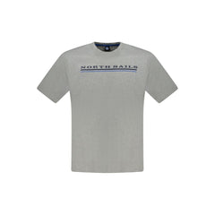North Sails Grigio Cotton Men T-Shirt
