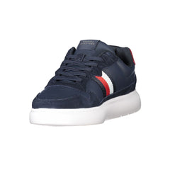 Tommy Hilfiger Herren Sneaker aus blauem Polyurethan