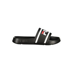 Fila Black Polyurethane Women Slipper