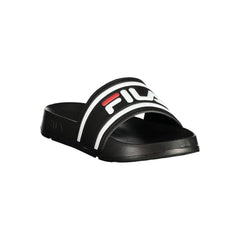 Fila Black Polyurethane Women Slipper